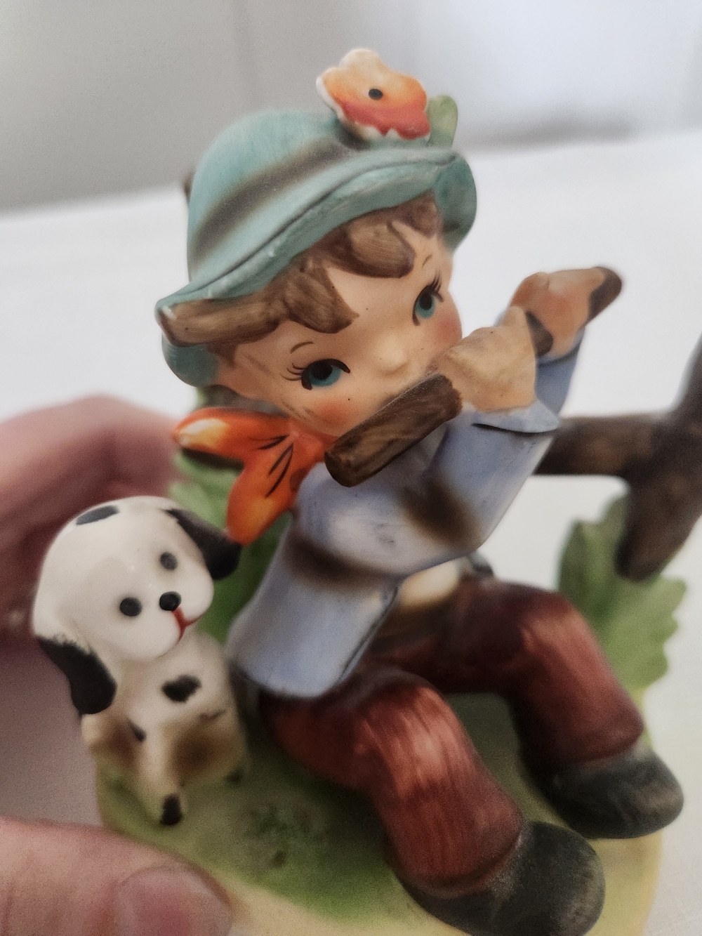 Napcoware Hand-Painted Boy with Dog Figurine - Picture 7 of 10